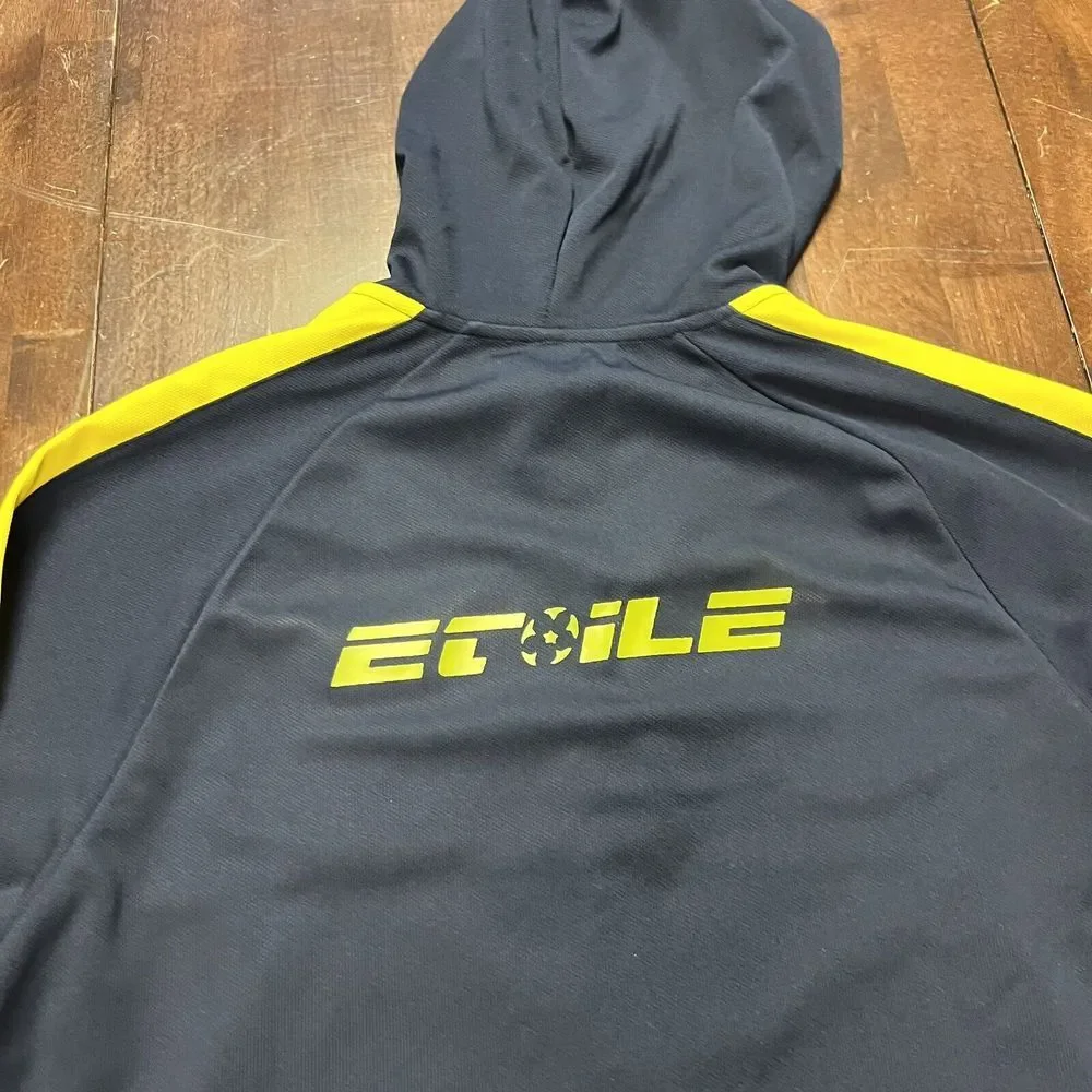Nike EJSC‎ Etoile Soccer Track Yellow Jacket Men's Sz 18 L Casablanca Moroccan
